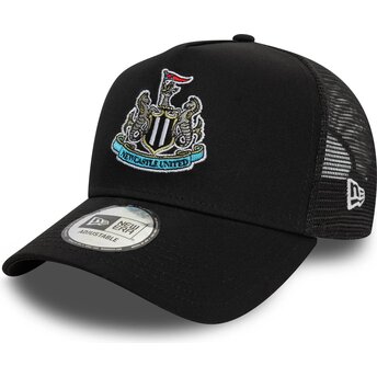 Cappello curvo nero snapback E Frame Core dei Newcastle United Football Club Premier League di New Era