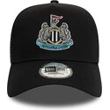 cappello-curvo-nero-snapback-e-frame-core-dei-newcastle-united-football-club-premier-league-di-new-era