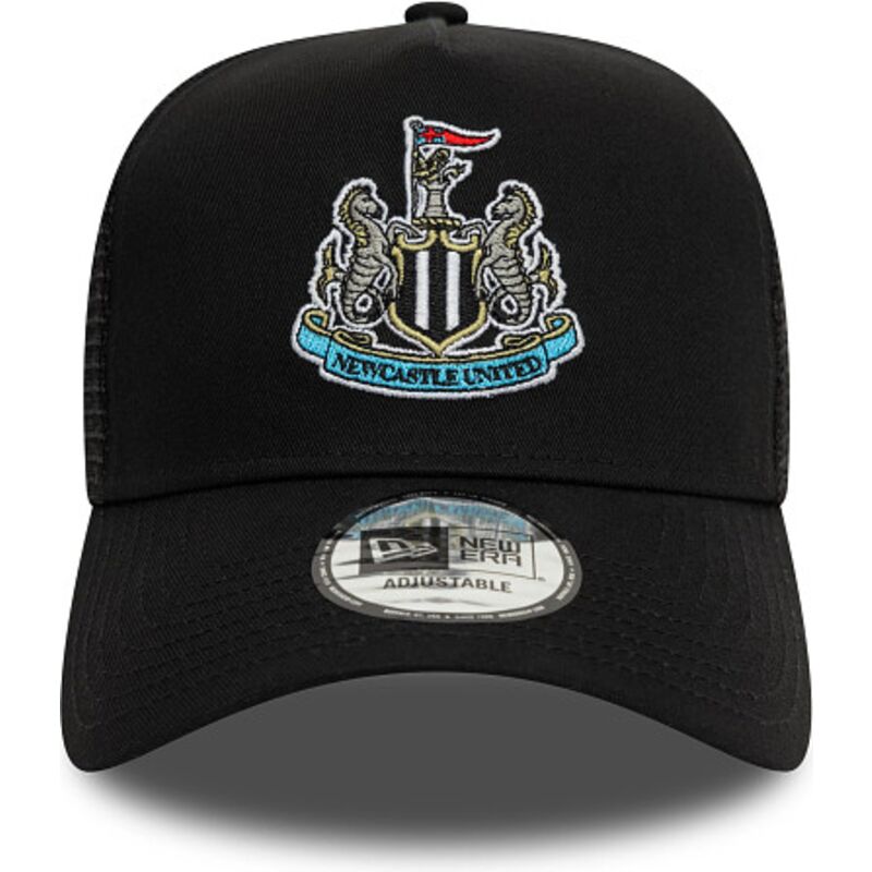 cappello-curvo-nero-snapback-e-frame-core-dei-newcastle-united-football-club-premier-league-di-new-era