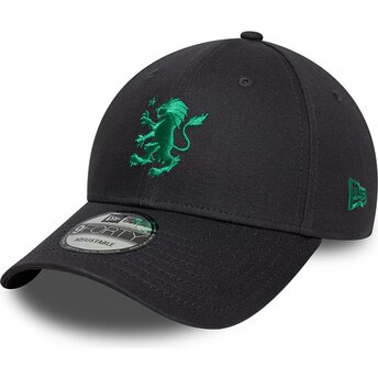 Cappello curvo grigio cinghia regolabile 9FORTY Seasonal dei Aston Villa Football Club Premier League di New Era