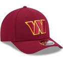casquette-courbee-rouge-snapback-9forty-m-crown-team-washington-commanders-nfl-new-era