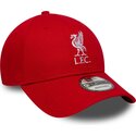 casquette-courbee-rouge-ajustable-9forty-core-liverpool-football-club-premier-league-new-era