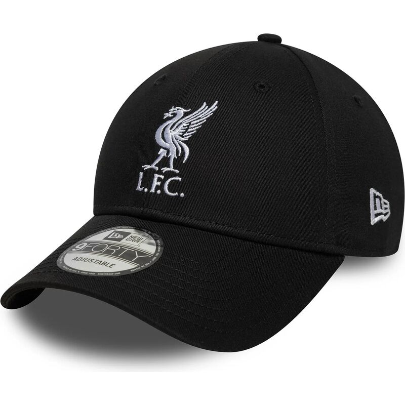 cappello-curvo-nero-cinghia-regolabile-9forty-core-dei-liverpool-football-club-premier-league-di-new-era