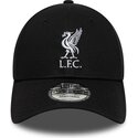 cappello-curvo-nero-cinghia-regolabile-9forty-core-dei-liverpool-football-club-premier-league-di-new-era