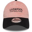 casquette-courbee-rose-et-noire-ajustable-9twenty-cord-liverpool-football-club-premier-league-new-era