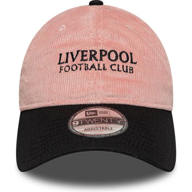 casquette-courbee-rose-et-noire-ajustable-9twenty-cord-liverpool-football-club-premier-league-new-era