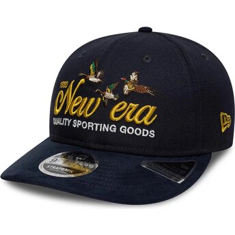 Casquette courbée bleue marine ajustable 9FIFTY Retro Crown Suede New Era