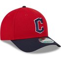 cappello-curvo-rosso-snapback-9forty-m-crown-player-replica-dei-cleveland-guardians-mlb-di-new-era