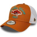 cappello-curvo-arancia-snapback-a-frame-fishing-di-new-era