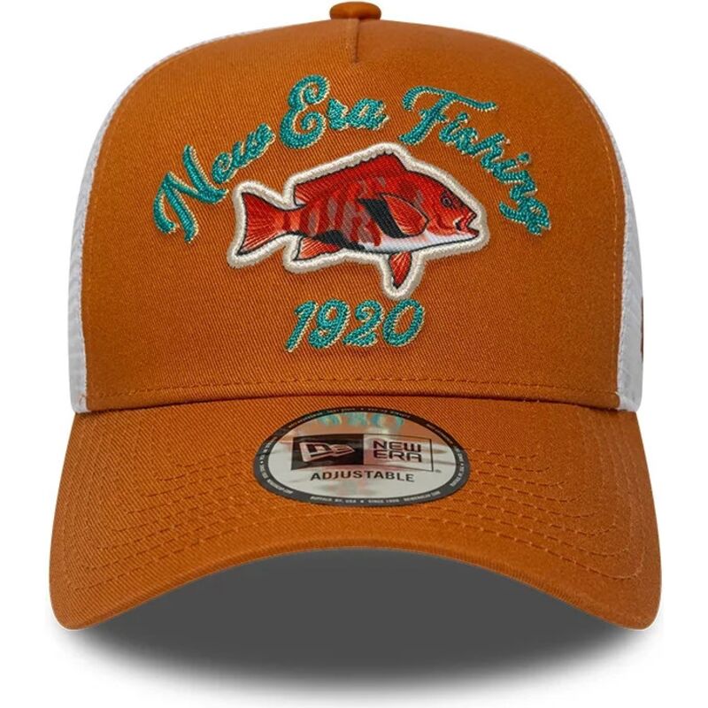 mutzen-gebogen-orange-snapback-a-frame-fishing-von-new-era mutzen-gebogen-orange-snapback-a-frame-fishing-von-new-era