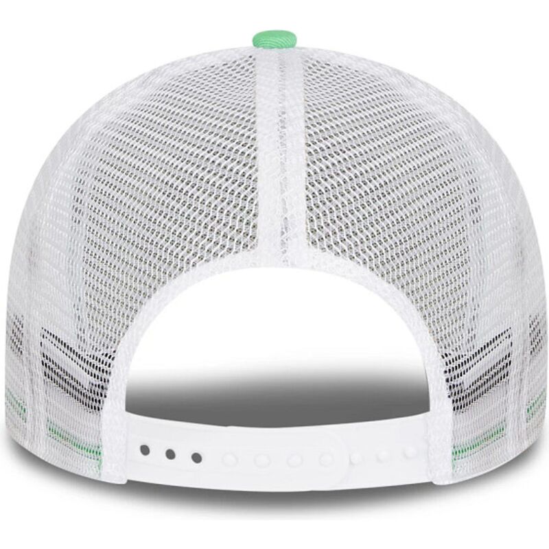 cappello-curvo-verde-snapback-a-frame-fishing-di-new-era