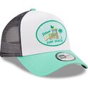 cappello-curvo-verde-snapback-a-frame-location-dei-miami-di-new-era