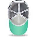 cappello-curvo-verde-snapback-a-frame-location-dei-miami-di-new-era