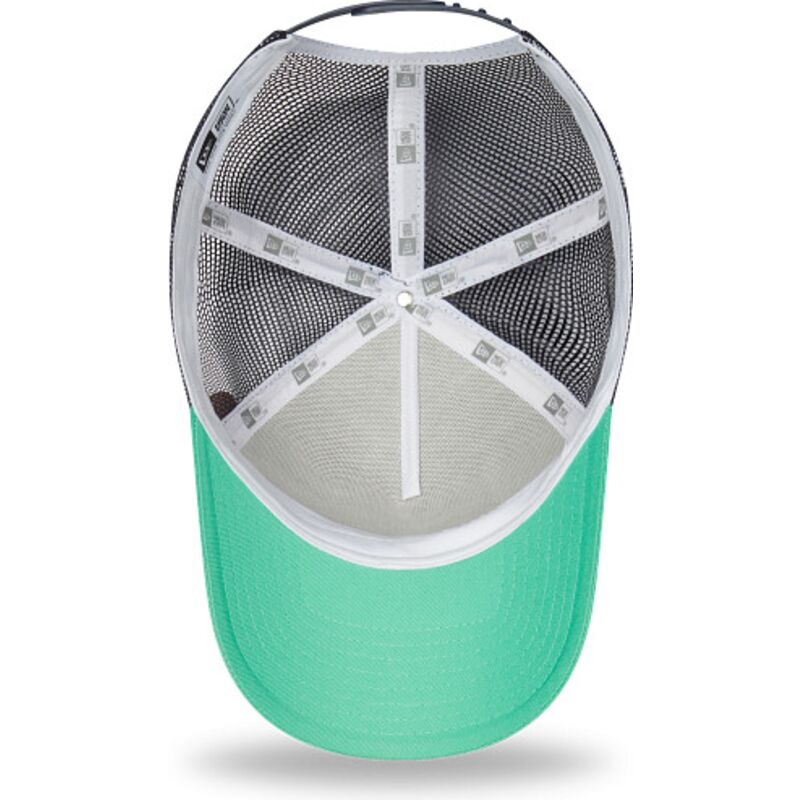 cappello-curvo-verde-snapback-a-frame-location-dei-miami-di-new-era