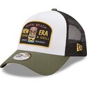 cappello-curvo-verde-snapback-a-frame-location-icon-dei-hawaii-di-new-era
