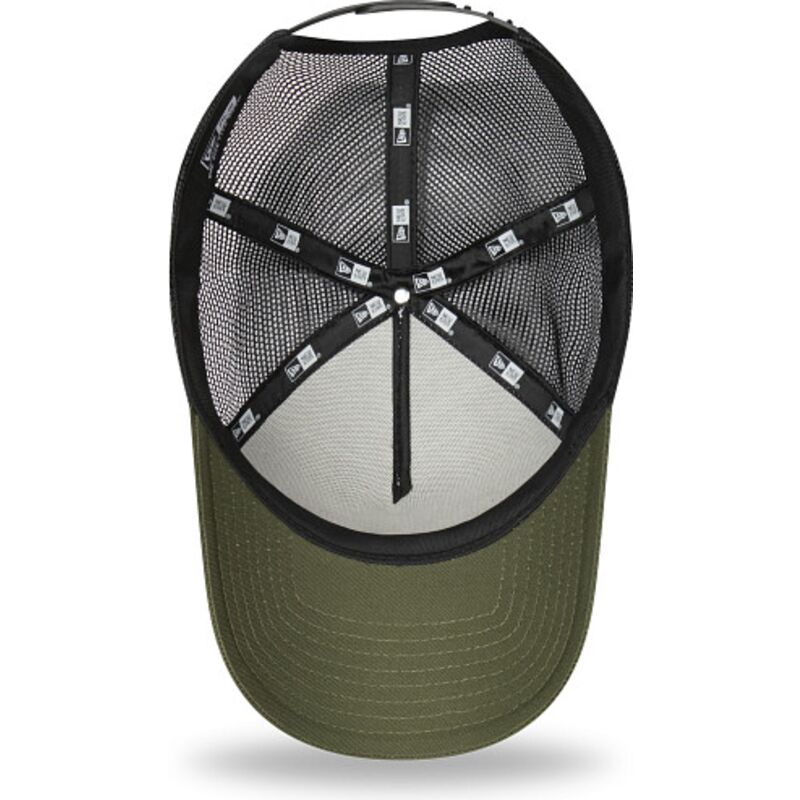 cappello-curvo-verde-snapback-a-frame-location-icon-dei-hawaii-di-new-era