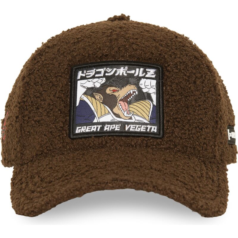 cappello-curvo-marrone-snapback-great-ape-dbz12-she-vegeta-dragon-ball-di-capslab