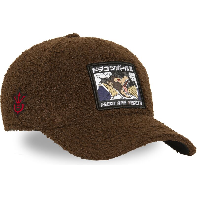 cappello-curvo-marrone-snapback-great-ape-dbz12-she-vegeta-dragon-ball-di-capslab