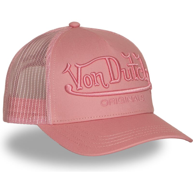 casquette-trucker-rose-emb05-von-dutch