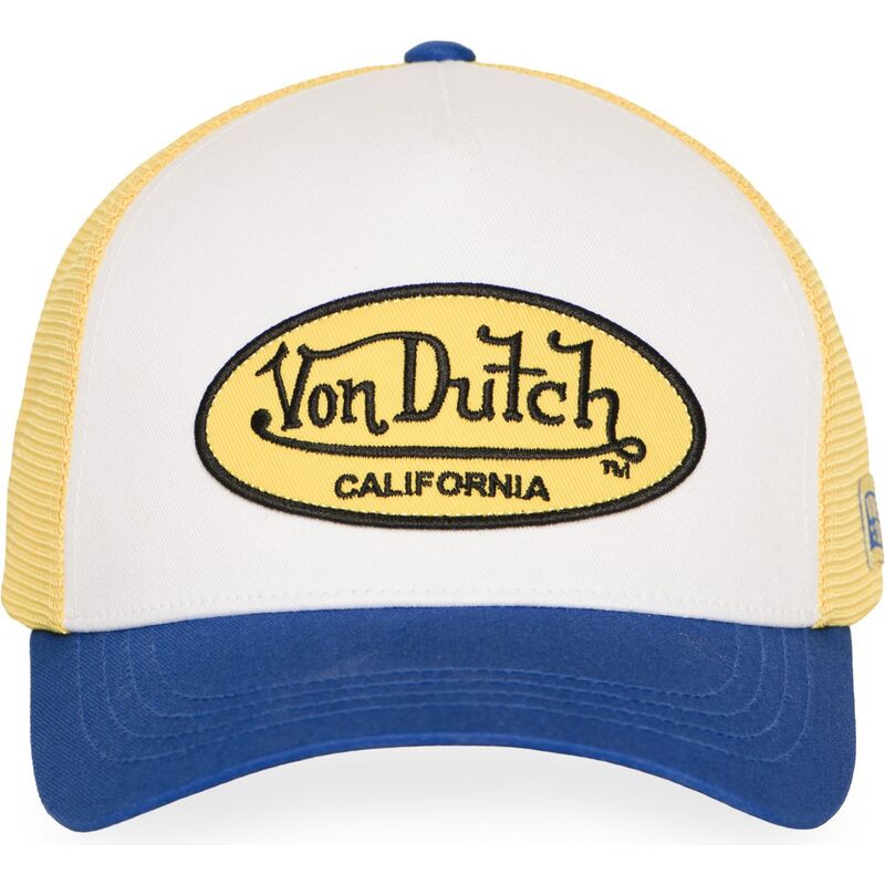 cappellino-trucker-giallo-e-blu-lof-b42-di-von-dutch