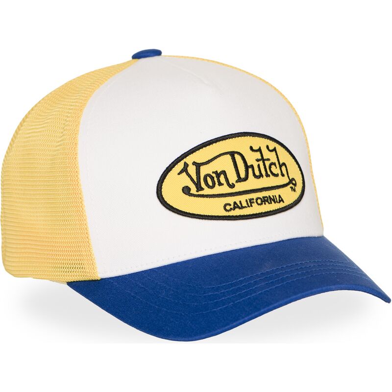 cappellino-trucker-giallo-e-blu-lof-b42-di-von-dutch