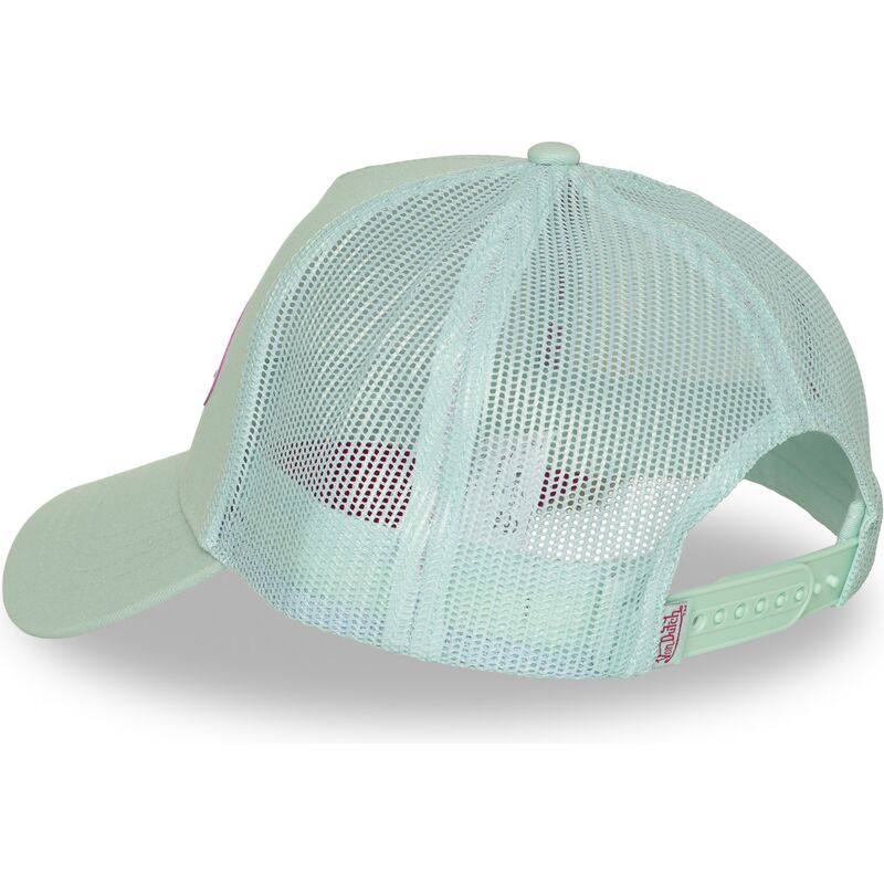 trucker-cap-grun-und-rosa-log21-von-von-dutch