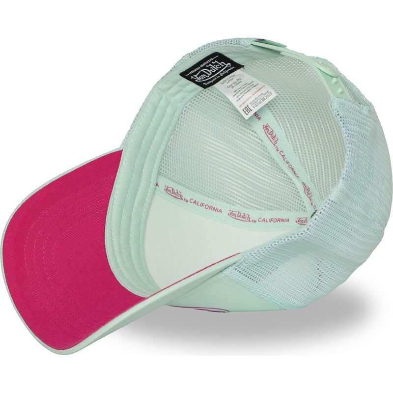 trucker-cap-grun-und-rosa-log21-von-von-dutch