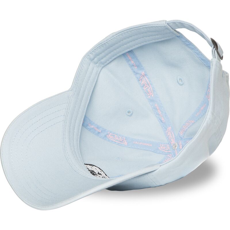casquette-courbee-bleue-claire-ajustable-log11-von-dutch