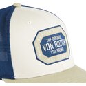 cappellino-trucker-beige-e-blu-sem10-di-von-dutch
