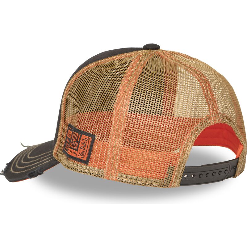 cappellino-trucker-nero-e-beige-crew31-di-von-dutch cappellino-trucker-nero-e-beige-crew31-di-von-dutch