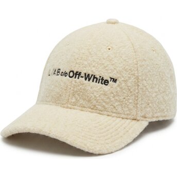 Cappello curvo giallo cinghia regolabile Embroidered Sherpa di L/AB c/o Off-White™