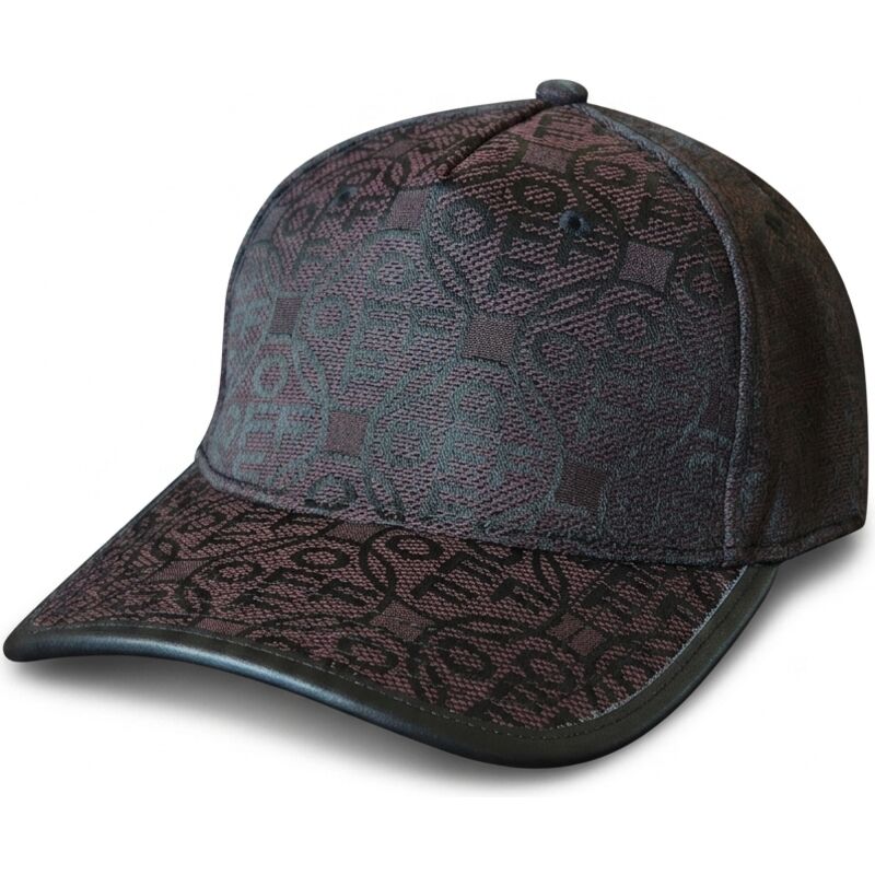 casquette-courbee-grenat-ajustable-off-jacquard-canvas-l-ab-c-o-off-white
