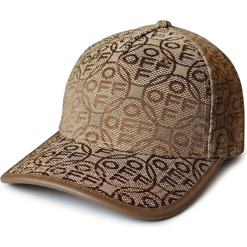 casquette-courbee-marron-ajustable-off-jacquard-canvas-l-ab-c-o-off-white