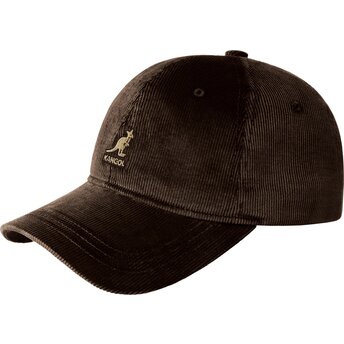 Mützen gebogen braun verstellbares band Cord Baseball von Kangol