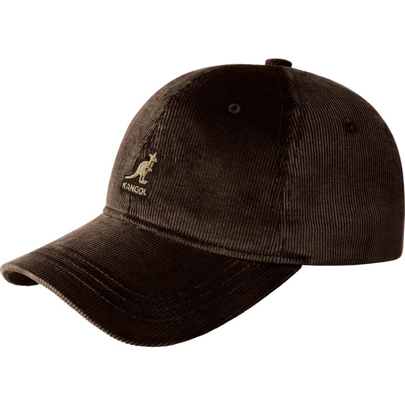 mutzen-gebogen-braun-verstellbares-band-cord-baseball-von-kangol mutzen-gebogen-braun-verstellbares-band-cord-baseball-von-kangol