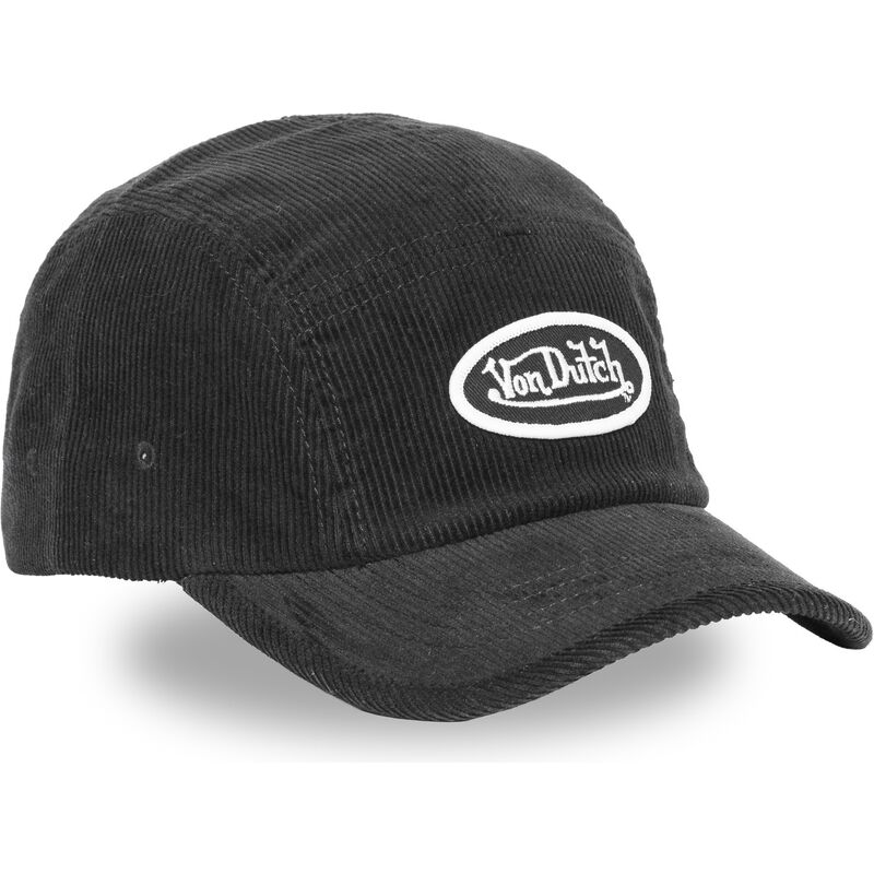 cappello-curvo-5-panel-nero-cinghia-regolabile-c5p-vel05-di-von-dutch