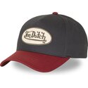 casquette-courbee-bleue-marine-et-rouge-snapback-terry-fv-von-dutch