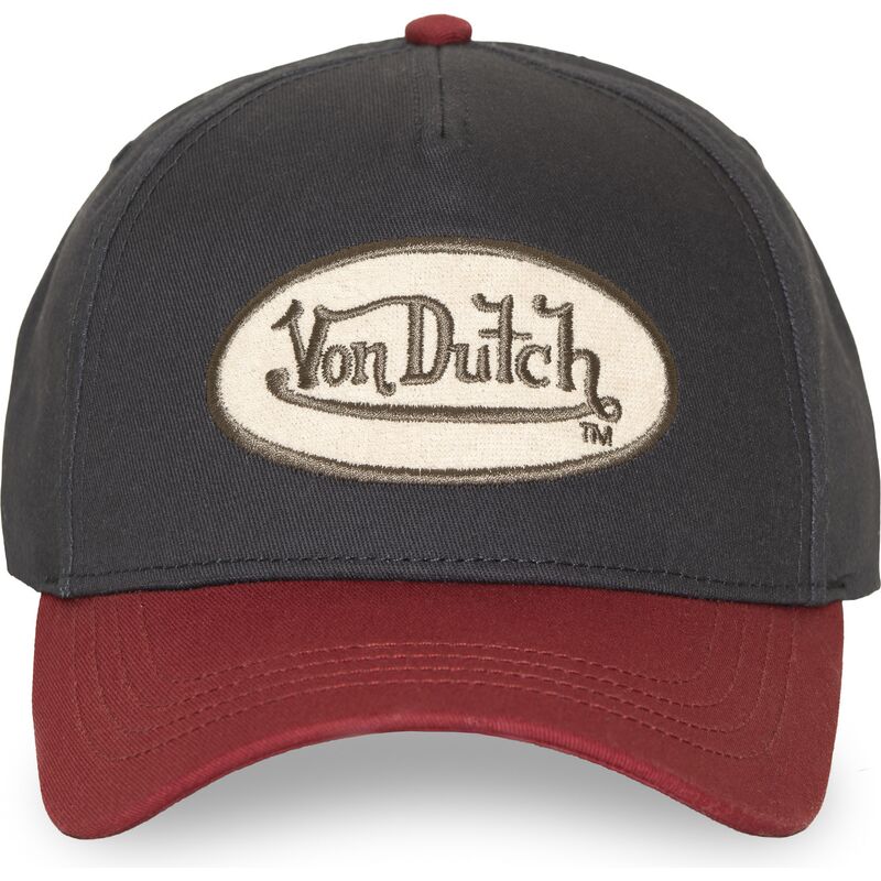 casquette-courbee-bleue-marine-et-rouge-snapback-terry-fv-von-dutch