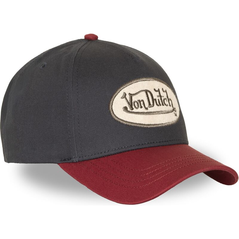 casquette-courbee-bleue-marine-et-rouge-snapback-terry-fv-von-dutch