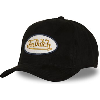 Cappello curvo nero snapback FUR FN di Von Dutch