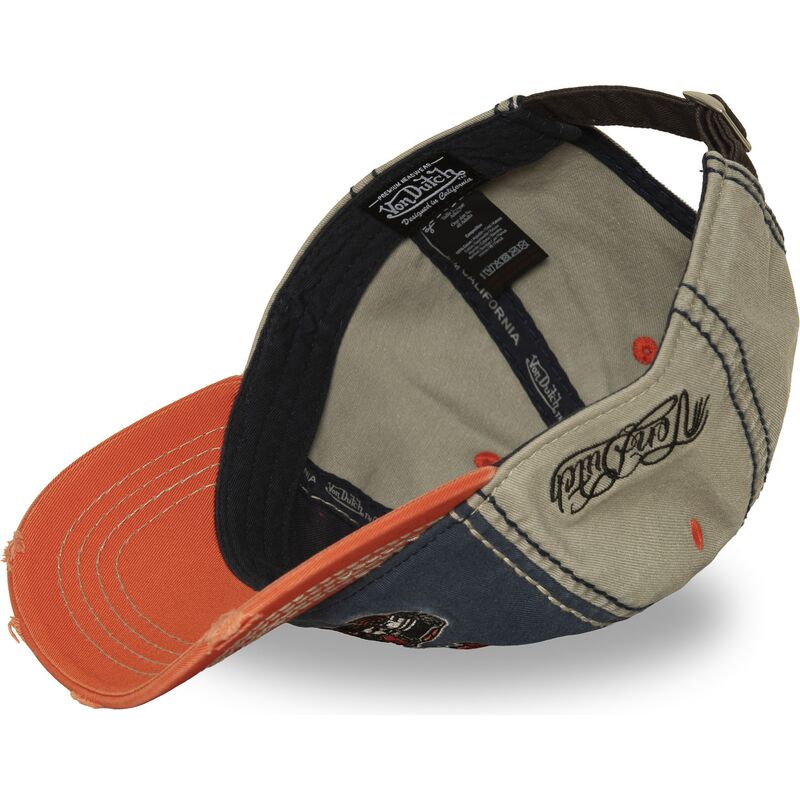 cappello-curvo-multicolore-cinghia-regolabile-retro18-di-von-dutch