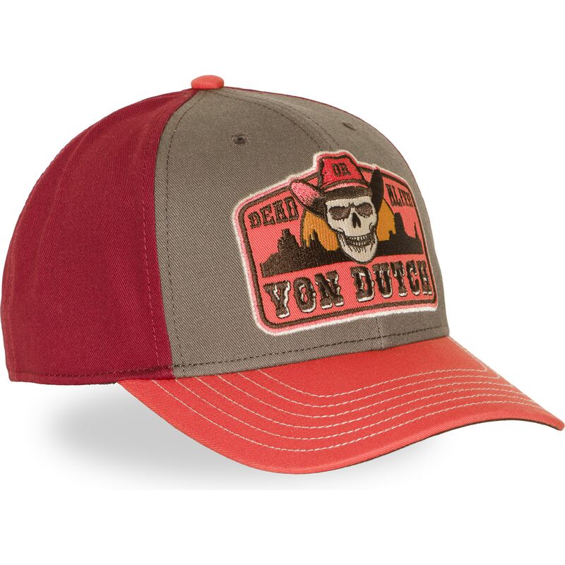 cappello-curvo-multicolore-snapback-sem13-di-von-dutch