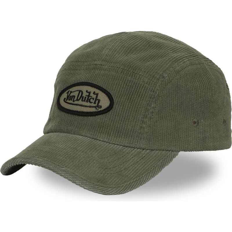 cappello-curvo-5-panel-verde-cinghia-regolabile-c5p-vel03-di-von-dutch