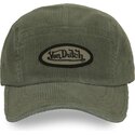 casquette-5-panel-courbee-verte-ajustable-c5p-vel03-von-dutch