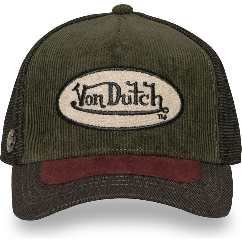 cappello-curvo-verde-snapback-shield07-di-von-dutch