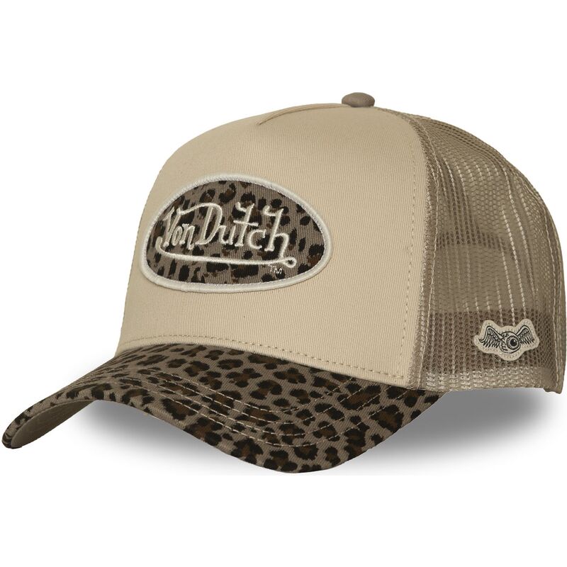 cappello-curvo-beige-snapback-cla10-di-von-dutch