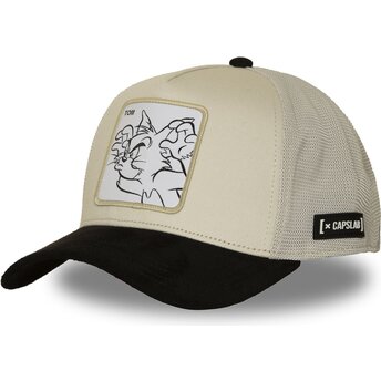Cappello curvo beige snapback TAJ9 BICO Tom Looney Tunes di Capslab