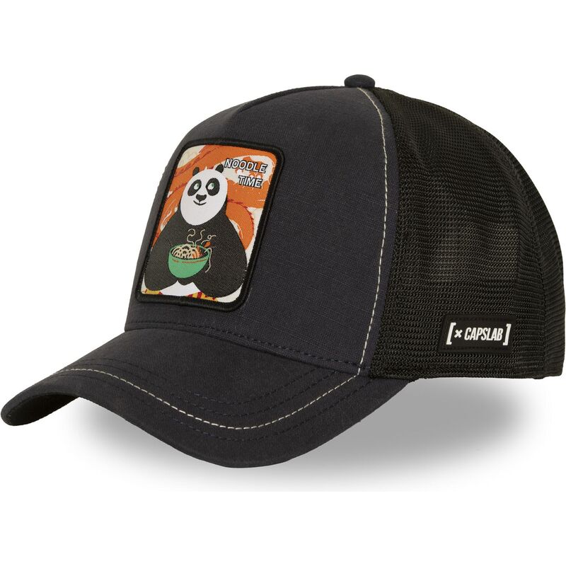 mutzen-gebogen-schwarz-snapback-kfp2-pan-po-kung-fu-panda-von-capslab mutzen-gebogen-schwarz-snapback-kfp2-pan-po-kung-fu-panda-von-capslab