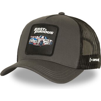 Cappello curvo grigio snapback FF01 DRI Fast & Furious di Capslab