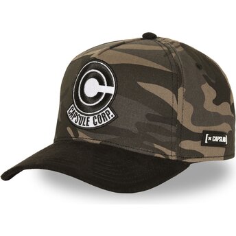 Cappello curvo mimetizzazione snapback CL/DB8/1/CTA/CAP Capsule Corporation Dragon Ball di Capslab
